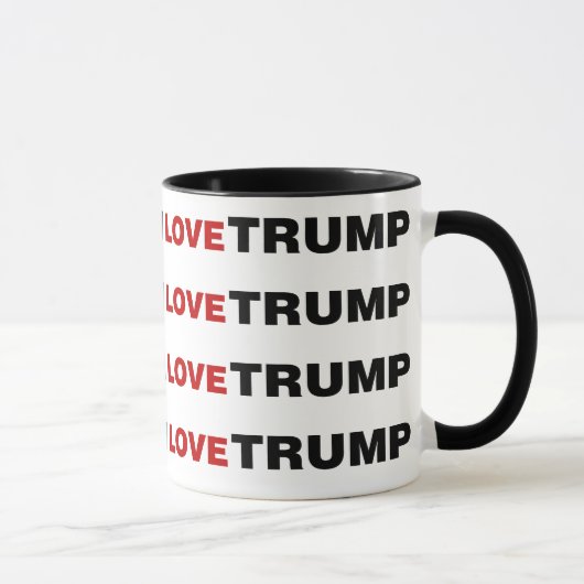 I Liebe Trump Tasse (Rechts)