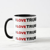 I Liebe Trump Tasse (Links)