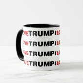 I Liebe Trump Tasse (Vorderseite Links)