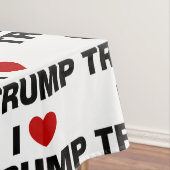 I Liebe Trump Tischdecke (Beispiel)