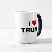 I Liebe Trump Verwandlungstasse (VorderseiteRechts)