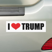 I Liebe-Trumpf-Autoaufkleber Autoaufkleber (Auf Auto)