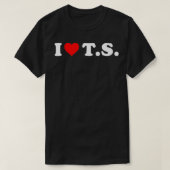 I LIEBE TS I HERZ T-Shirt (Design vorne)
