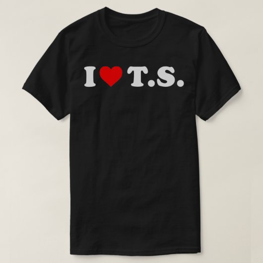 I LIEBE TS I HERZ T-Shirt (Design vorne)