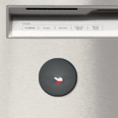 I Liebe Tschechische Republik - Flügel Magnet (In Situ (Geschirrspüler))