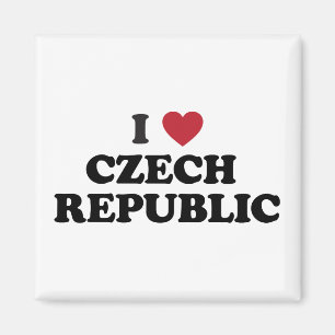I Liebe-Tschechische Republik Magnet