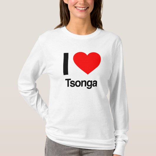 i Liebe tsonga T-Shirt (Vorderseite)
