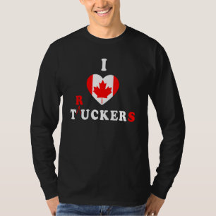 I Liebe Tucker Funny Trucker Freedom Convoy 2022 T-Shirt