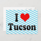 I Liebe Tucson, Staaten Postkarte (Vorne/Hinten)