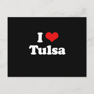 I LIEBE TULSA POSTKARTE