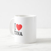 I Liebe Tuna Kaffeetasse (Vorderseite Links)