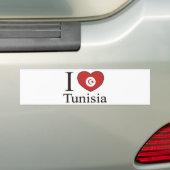 I Liebe Tunesien Autoaufkleber (Auf Auto)