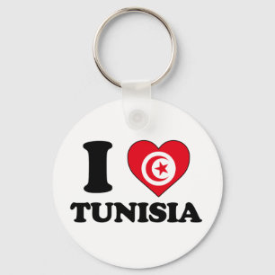 I Liebe Tunesien Schlüsselanhänger
