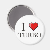 I Liebe Turbo Magnet (Vorderseite/Rückseite)