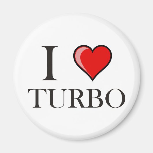 I Liebe Turbo Magnet (Vorne)
