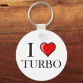 I Liebe Turbo Schlüsselanhänger (Vorderseite)