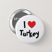 I Liebe Türkei Button (Vorne & Hinten)