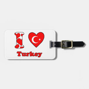 I Liebe Türkei Gepäckanhänger