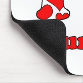 I Liebe Türkei Mousepad (Ecke)
