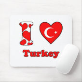 I Liebe Türkei Mousepad (Mit Mouse)