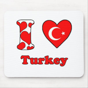 I Liebe Türkei Mousepad