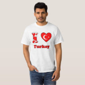 I Liebe Türkei T-Shirt (Vorne ganz)