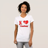 I Liebe Türkei T-Shirt (Vorne ganz)