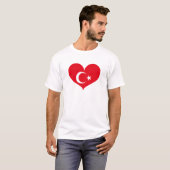 I Liebe Turkiye Flag T-Shirt (Vorne ganz)