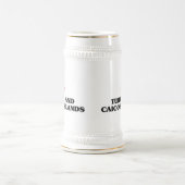 I Liebe Turks- und Caicosinseln Bierglas (Mittel)