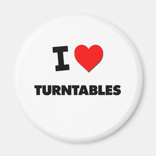 I LIEBE TURNTABLE MAGNET (Vorne)