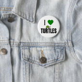 I Liebe Turtles Button (Beispiel)