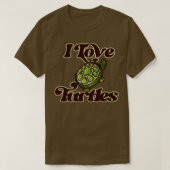 I Liebe Turtles T-Shirt (Design vorne)