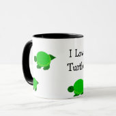 I Liebe Turtles Tasse (Vorderseite Links)