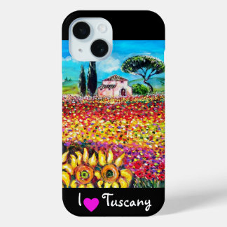 I LIEBE TUSKAN / SONNENBLUMEN UND POPPIEN Case-Mate iPhone HÜLLE