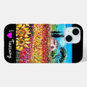 I LIEBE TUSKAN / SONNENBLUMEN UND POPPIEN Case-Mate iPhone HÜLLE (Rückseite (Horizontal))