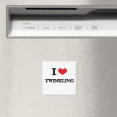 I Liebe Twinkling Magnet (In Situ (Geschirrspüler))