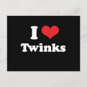 I LIEBE TWINKS - .pnng Postkarte (Vorderseite)