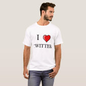 I. LIEBE TWITTER T-Shirt (Vorne ganz)