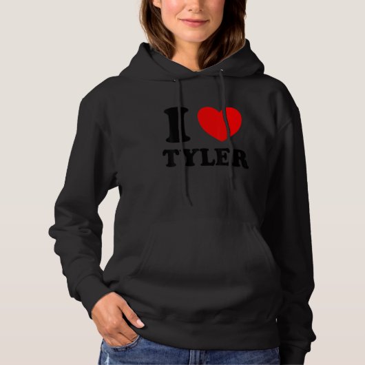 I Liebe Tyler Hoodie (Vorderseite)