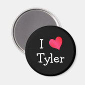 I Liebe Tyler Magnet (Vorderseite/Rückseite)