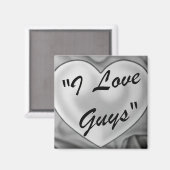 I LIEBE TYP MAGNET (Vorderseite/Rückseite)