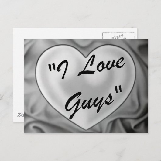 I Liebe Typ Postkarte (Vorne/Hinten)