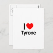 i Liebe tyron Postkarte (Vorne/Hinten)
