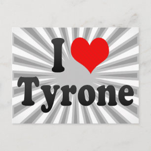 I Liebe Tyrone Postkarte