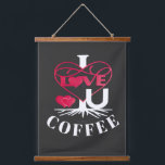 I LIEBE U KAFFEE Wandfestival Wandteppich Mit Holzrahmen<br><div class="desc">Liebe Kaffeefreunde fallen in Liebe mit unserem exquisiten Wandteppich, der mit einem typografisch gezeichnet "I LIEBE U"-Design besticht, inspiriert von der Wärme einer Tasse Kaffee. Mit Sorgfalt entworfen, verleiht es jedem Raum eine Touch der Eleganz. Liebe und Stil mit diesem faszinierenden Wandteppich. Kaufen Sie Ihre noch heute und genießen Sie...</div>