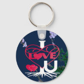 I LIEBE U MIT ROOTS I Schlüsselanhänger (Vorderseite)