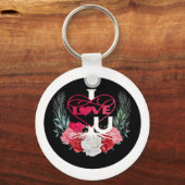 I LIEBE U MIT ROOTS I Schlüsselanhänger (Rückseite)