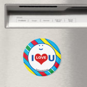 I LIEBE U Multi color Kühlschrank Magnet (In Situ (Geschirrspüler))