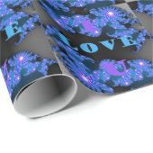 I Liebe U.png Geschenkpapier (Rolleneckpunkt)