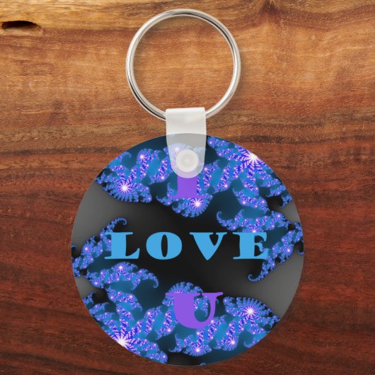 I Liebe U.png Schlüsselanhänger (Vorderseite)